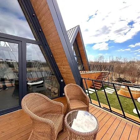 A-By The Lake - Private A Frame Villas Caciulati Exterior photo